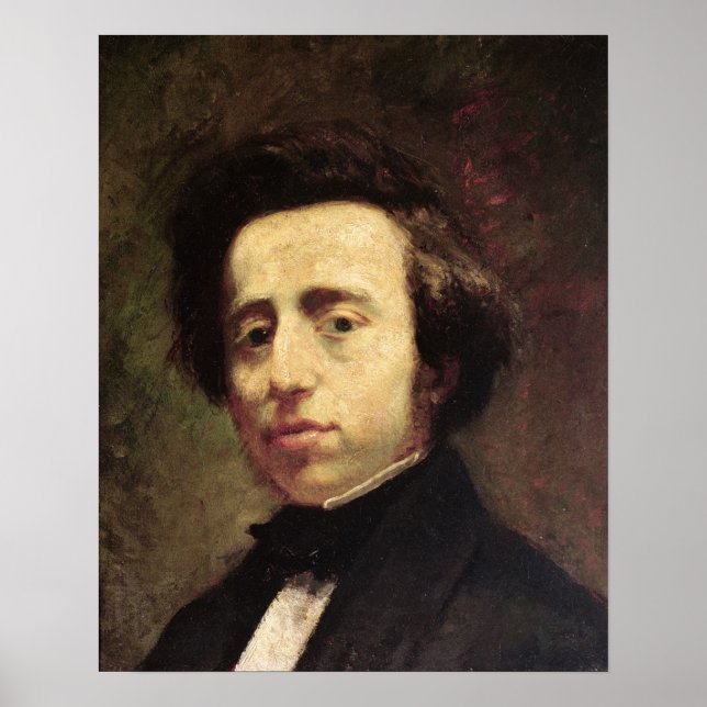 Affiches Portrait de Frédéric Chopin 2 (Devant)