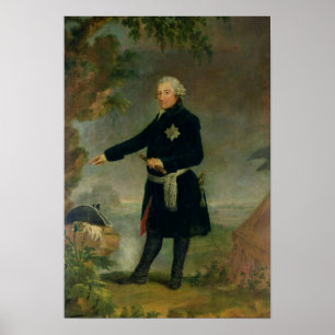 Affiches Portrait de Frederick II le Grand, 1772