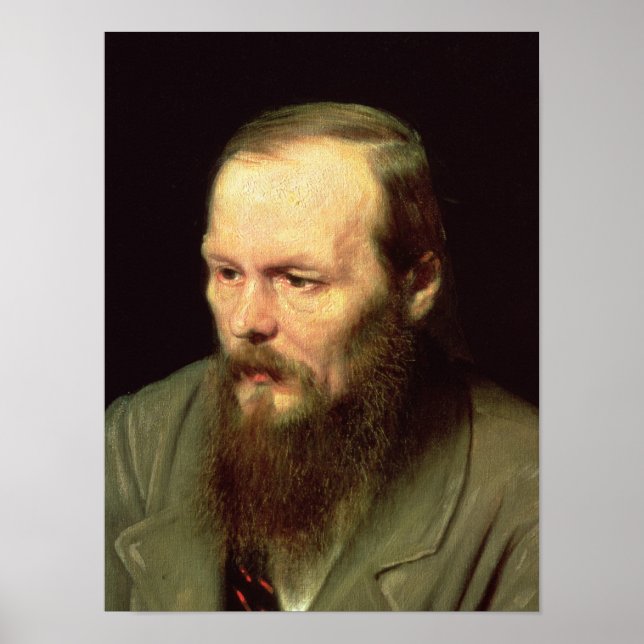 Affiches Portrait de Fyodor Dostoïevsky 1872 (Devant)