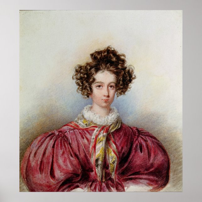 Affiches Portrait de George Sand 1830 (Devant)