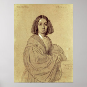Affiches Portrait de George Sand 1837