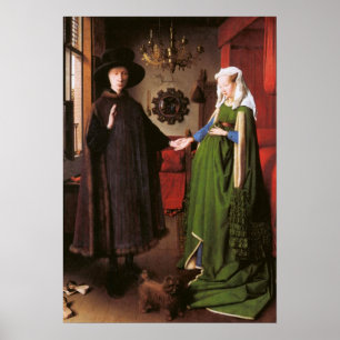 Affiches Portrait de Giovanni Arnolfini et son épouse