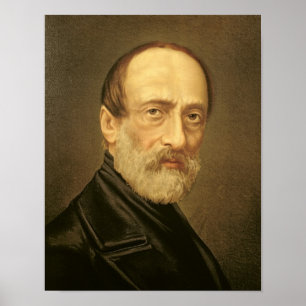 Affiches Portrait de Giuseppe Mazzini