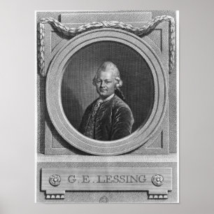Affiches Portrait de Gotthold Ephraim Lessing