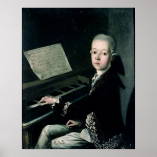 Affiches Portrait de Graf Firmian de Karl au piano