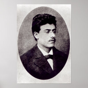 Affiches Portrait de Gustav Mahler, 1878