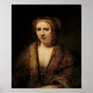 Affiches Portrait de Hendrikje Stoffels