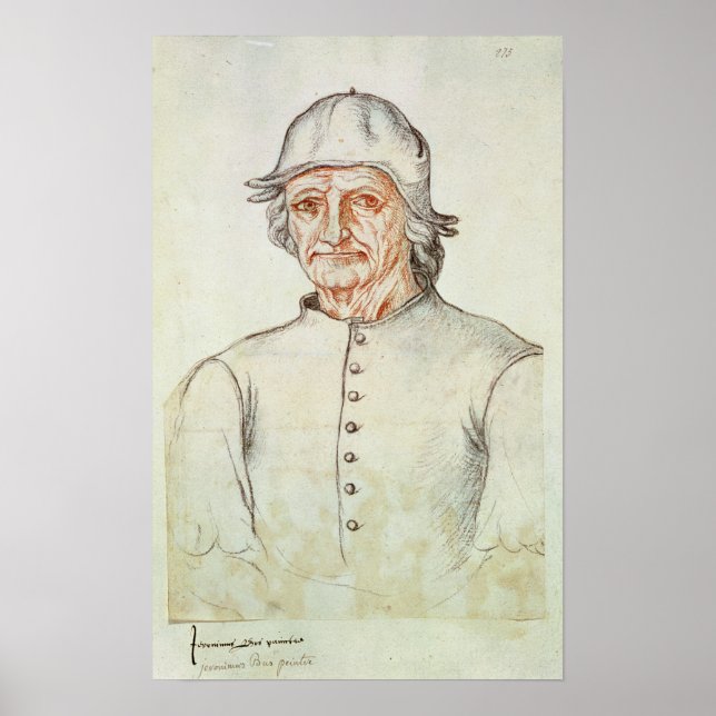 Affiches Portrait de Hieronymus Bosch (Devant)