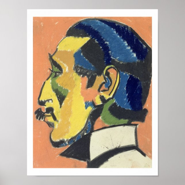 Affiches Portrait de Horace Brodsky (1885-1969) (pastel on (Devant)