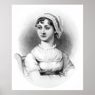 Affiches Portrait de Jane Austen