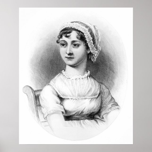 Affiches Portrait de Jane Austen (Devant)