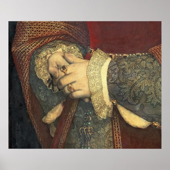 Affiches Portrait de Jane Seymour, 1536 (Devant)