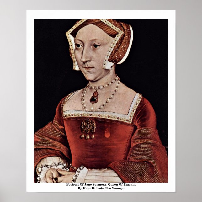 Affiches Portrait De Jane Seymour, Reine D'Angleterre (Devant)