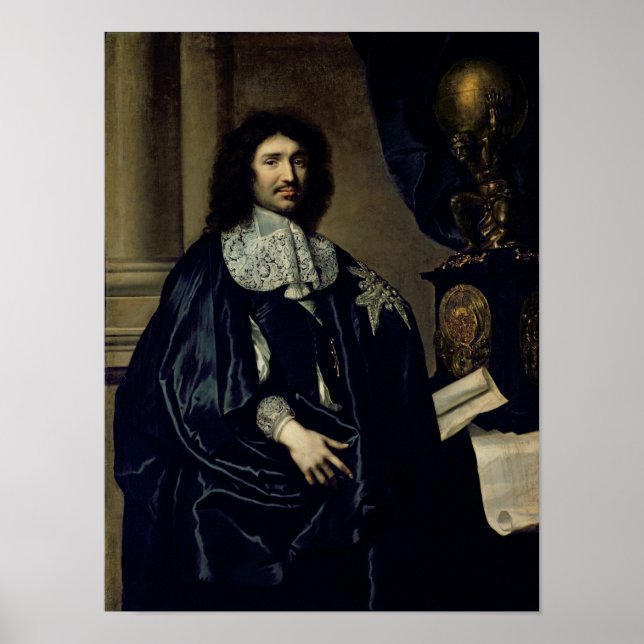 Affiches Portrait de Jean-Baptiste Colbert de Torcy 1666 (Devant)