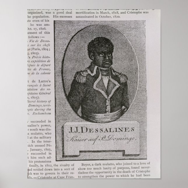 Affiches Portrait de Jean-Jacques Dessalines (Devant)