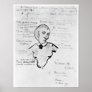 Affiches Portrait de Jeanne Duval