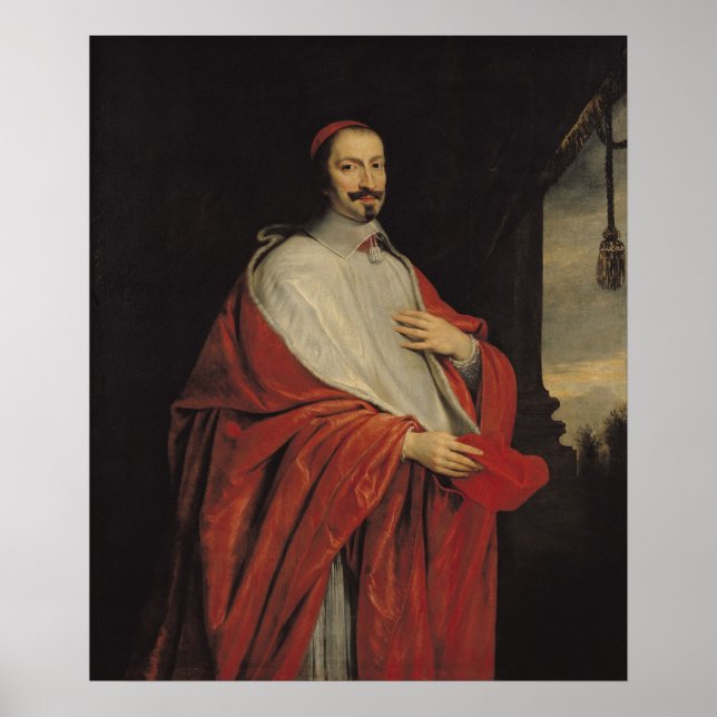 Affiches Portrait de Jules Mazarin (Devant)