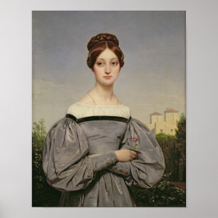 Affiches Portrait de la fille de Louise Vernet du