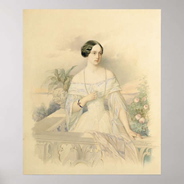 Affiches Portrait de la grande duchesse Olga Nikolaevna, 18 (Devant)