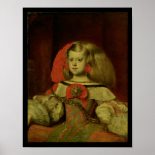 Affiches Portrait de la margarita d'Infanta