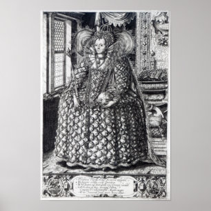 Affiches Portrait de la reine Elizabeth I
