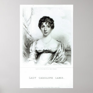 Affiches Portrait de Lady Caroline Lamb