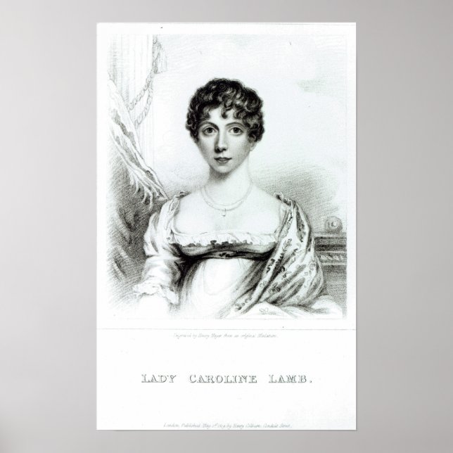 Affiches Portrait de Lady Caroline Lamb (Devant)