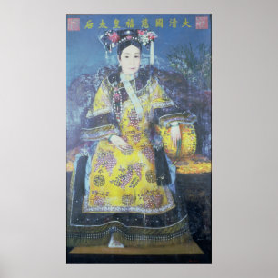 Affiches Portrait de l'impératrice Dowager Cixi