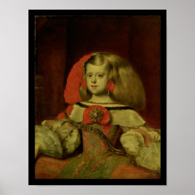 Affiches Portrait de l'infante Margarita (Devant)