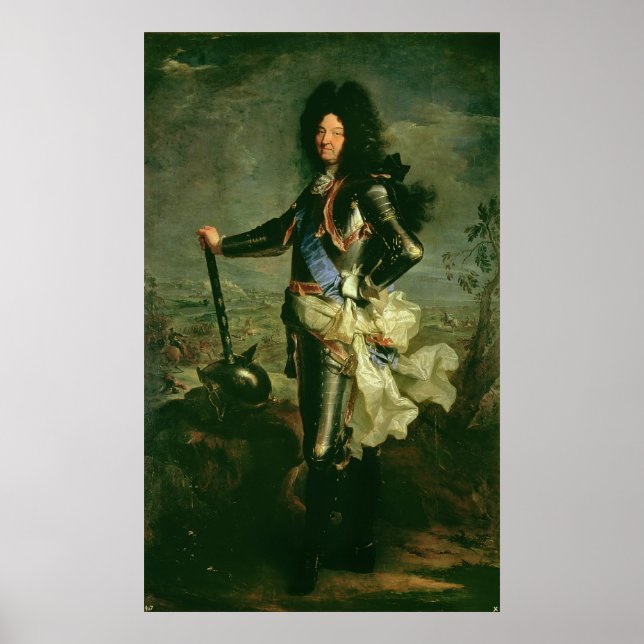 Affiches Portrait de Louis XIV (Devant)