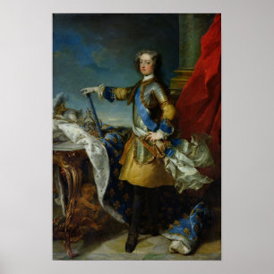 Affiches Portrait de Louis XV Roi de France, c.1727