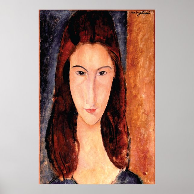 Affiches Portrait de Lover par Amedeo Modigliani 1919 (Devant)