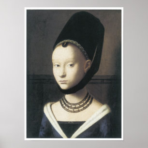Affiches Portrait de Madame, 1470, Petrus Christus
