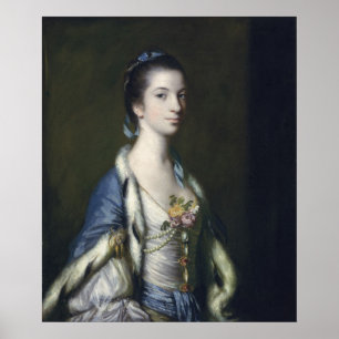 Affiches Portrait de Madame, 1758