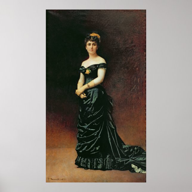 Affiches Portrait de Madame Bishoffsheim, 1877 (Devant)