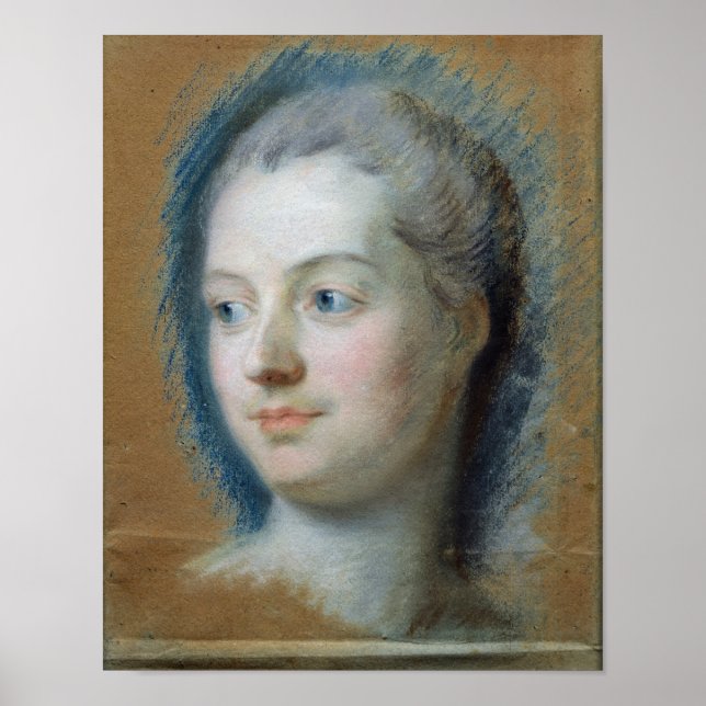 Affiches Portrait de Madame de Pompadour 1752 (Devant)