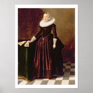 Affiches Portrait de Madame (huile sur le panneau)