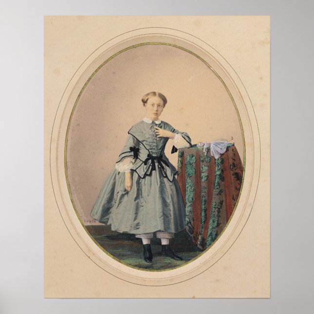 Affiches Portrait de Madeleine de Malaret (Devant)