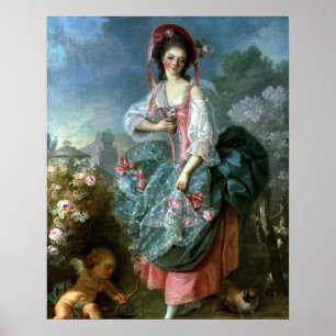 Affiches Portrait de Mademoiselle Guimard comme Terpsichore