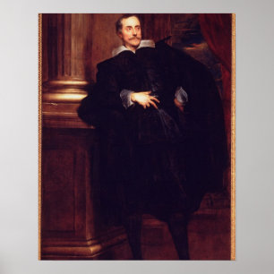Affiches Portrait de Marcello Durazzo (huile sur la toile)