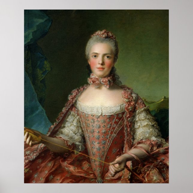 Affiches Portrait de Marie Adelaide 1756 (Devant)