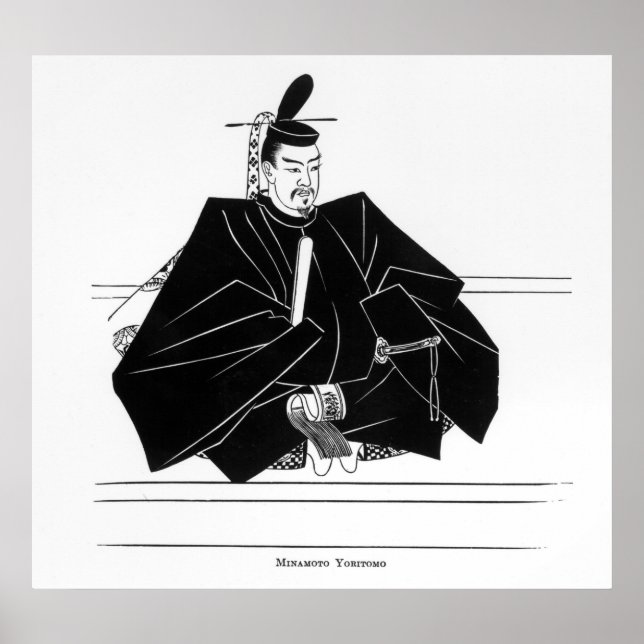Affiches Portrait de Minamoto Yoritomo (Devant)