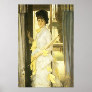 Affiches Portrait de Miss Lloyd par Tissot, Portrait Vintag