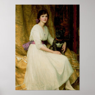 Affiches Portrait de Mlle Dorothy Dicksee