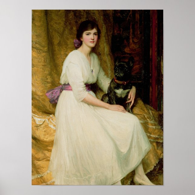 Affiches Portrait de Mlle Dorothy Dicksee (Devant)