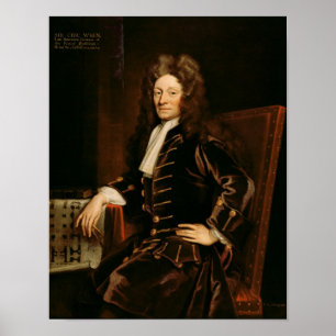 Affiches Portrait de monsieur Christopher Wren 1711