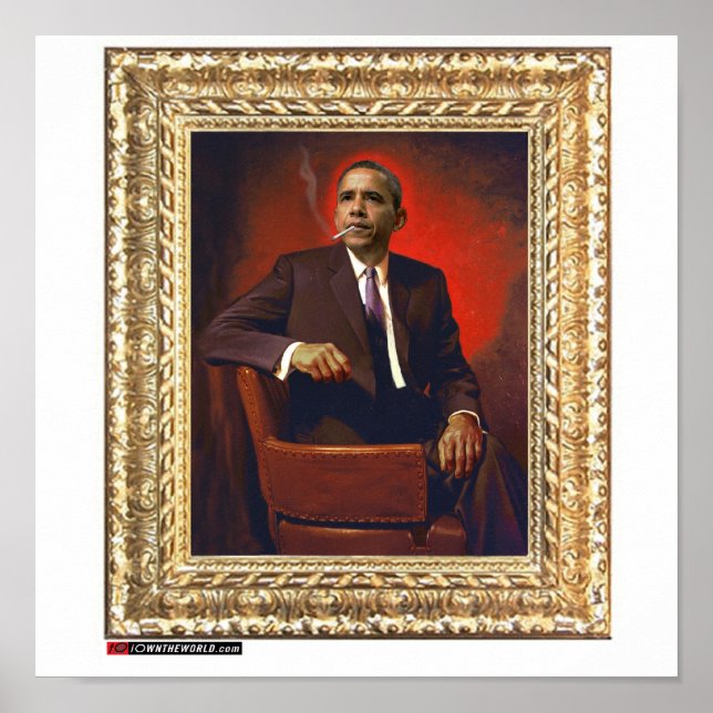 Affiches Portrait de Obama (Devant)