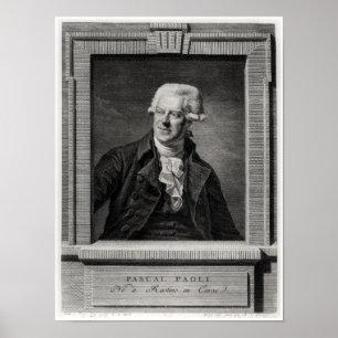 Affiches Portrait de Pascal Paoli