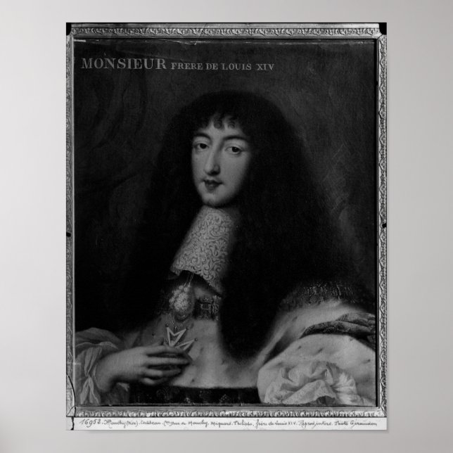 Affiches Portrait de Philippe Duc d'Orleans (Devant)