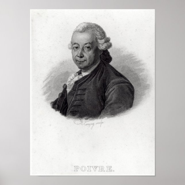 Affiches Portrait de Pierre Poivre (Devant)
